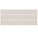 Non-Slip Shower Mat Suction Mounted Bathtub Mat with Drain Holes Beige