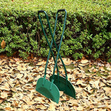 Long Handled Leaf Collecting Rake Grabs Garden Leaves Tidy Collector Grabber