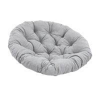 110cm Round Chair Cushion Hanging Egg Chair Cushion Swing Chair Seat Pad Relax Cushion Light Grey