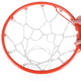 Heavy-Duty Metal Basketball Net for Outdoor Hoops Durable All-Weather Chain Net