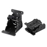 4Pcs 90 Degree Folding Table Leg Brackets Self Lock Foldable Hinge DIY Heavy Load Black