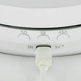 360 Rotating Display Stand Electric for Jewelry and Photography White