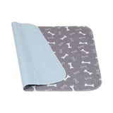 Washable Waterproof Puppy Training Pads – Quick-Absorb Reusable Dog Pee Mat Grey