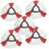 5Pcs Replacement Microfibre Mop Head Compatible with O-Cedar Vileda