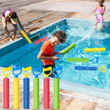 4Pcs Water Game Toys Foam Water Squirter Soakers Blaster for Outdoor Swimming Pool Beach Summer Party
