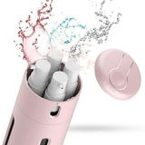Travel Cosmetic Dispenser Set 4 in 1 Refillable Bottles Pink