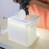 LED Light Box Photography Photo Studio Portable Tent Backdrop Lighting Cube