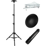 Telescopic Support Pole for Boat Cover with Adjustable Triangular Base