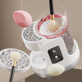 Electric Makeup Brush Cleaner & Dryer All-in-One USB Cosmetic Tool