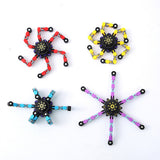 4PCS Transformable Mechanical Gyro Fidget Spinner Toy