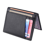 Men PU Credit Card Holder Slim Wallet Money Purse Protector