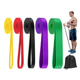 Heavy Duty Resistance Bands Set 5 Resistance Levels Fitness Exercise Bands for Home Workouts Strength Training