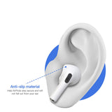 4 Pairs Silicone Ear Tips for AirPods 4 Earbuds Cover Compatible with Apple Apple AirPods 4th Generation