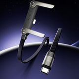 2-in-1 Angled Fast Charging Cable with Phone Stand for Gaming