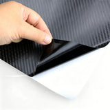 5D Gloss Black Carbon Fibre Fiber Vinyl Car for Car Motorcycles
