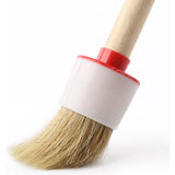 6Pcs Set Car Detailing Brush Boar Hair Brush Kit Wood Handle Wheels Leather Air Vents