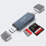 USB 3.0 Multifunctional Memory Card Reader Micro SD/SD Card Adapter for PC Tablet Camera