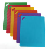 6 PCS Flexible Cutting Boards for Kitchen Non Slip Cutting Mat for Meat and Vegetables