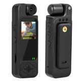 1080P Body Camera Portable Video Recording Cam with 180° Rotating Lens