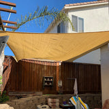 250x300cm Sun Shade Sail Cloth Canopy Outdoor Awning Rectangle Square Cover