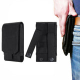 Universal Outdoor Tactical Mobile Phone Pouch Holster Case Bag Hook Holder Belt Black