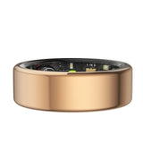 Smart Health Ring with Charging Case Sleep Tracking Waterproof Gold
