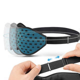 3D Sleep Mask for Side Sleepers – Breathable Eye Mask with Adjustable Strap
