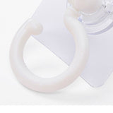 10 Pcs Adhesive Wall & Ceiling Decor Hook Heavy Duty No-Drill 360 Degree for Hanging Home White