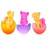 6PCS Unicorn Hatching Rainbow Eggs – Growing Toy Set