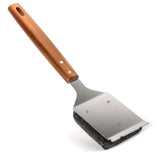 Stainless Steel Bristle-Free Grill Brush & Scraper Outdoor Grill Cleaner