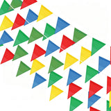 Triangle Flag Banner Set Colorful for Wedding Ceremony Party Festival