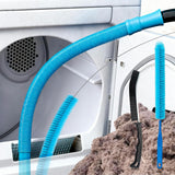 5Pcs Dryer Vent Cleaner Kit Flexible Lint Brush Cleaning Tools for Home Appliances Blue