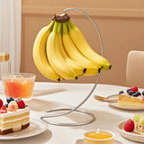 2Pcs Banana Hanger for Kitchen Counter Fruit Hanging Stand for Bananas Grapes Small Accessories