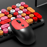 2.4GHz  Wireless Keyboard and Mouse Combo Cute Pink