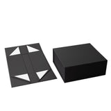 Foldable Cardboard Gift Box Easy Attach for Holiday Packaging Black