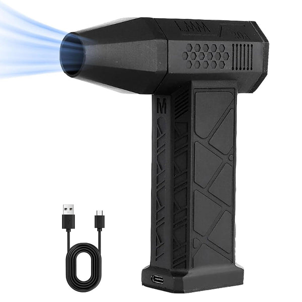 Wireless Jet Dry Blower Rechargeable Mini Compressed Air Duster for Keyboard Car Home Cleaning