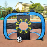 Pop Up Soccer Goal Net Portable Soccer Training Net Kit for Backyard Blue
