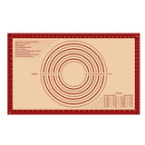 Silicone Baking Pastry Dough Mat Large Cookie Bread Rolling Mats for Kitchen