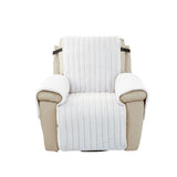 Home Plush Recliner Slipcover Armchair Cover for Recliner Chairs Furniture Grey