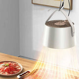 3-Speed Adjustable Range Hood with Tripod Stand USB Powered Desktop Range Hood for Indoor BBQ Camping Hot Pot White