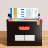Accordion File Organizer Expanding File Folder Large Capacity Document Storage Style 1