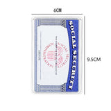 16PCS Card Holder Protector Sleeves Clear For Credit Card Business Card