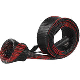 2Pcs Fishing Rod Socks with Elastic Strap Fishing Rod Sleeve - Red