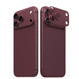 Camera Lens Protector Aluminum Hollow for iPhone 18 Pro Max 18 Pro Wine Red