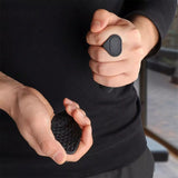 2Pcs Anti-Slip Workout Grips Ergonomic Weightlifting Gloves for Pull-Ups Gym Training and Exercise Black