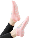 4 Pairs of Pilates Socks Silicone Grip Socks for Women Ankle Yoga Socks for Yoga Dance
