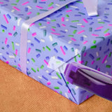 Automatic Tape Dispenser Christmas Package Wrapping Tape Cutter Purple