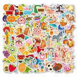 24 Sheets Stickers Cute Stickers Variety Pack for DIY School Supplies Luggage