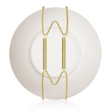 14Pcs Plate Hangers for Wall Display Invisible Stainless Steel Plate Holders with Wall Hooks