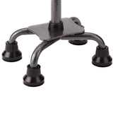 Adjustable Walking Cane with Foldable 4-Pronged Base for Seniors